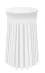 White Cocktail Table Cloth